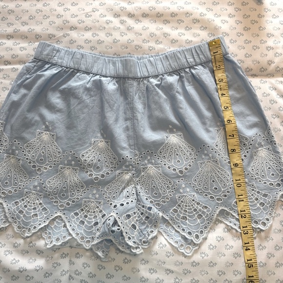 NWT Calypso St.Barth Embroidered Light Blue Eyelet Lace Size Small Pajama Set - Picture 7 of 8